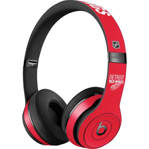 NHL Detroit Red Wings Lineup Beats Solo 3 Wireless Skin